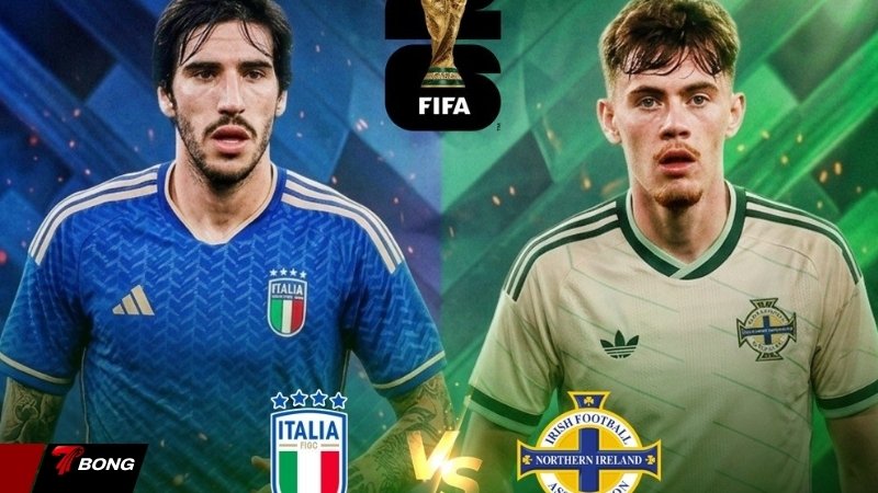 Trận Bắc Ireland - Ý sắp diễn ra